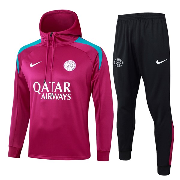 Sudadera Con Capucha PSG 2024-25 Rojo 3